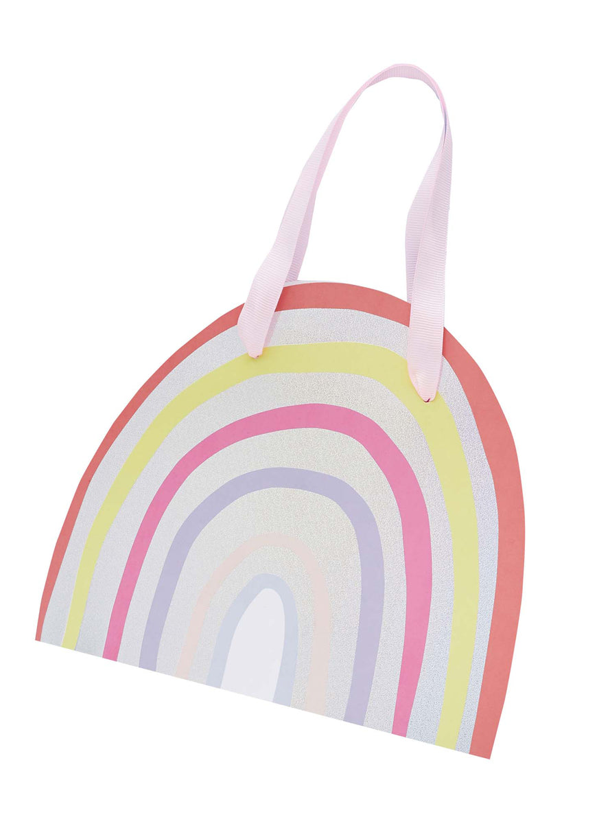 Enchanted Rainbow Party 5 Pack 22cm Favour Bags - Main Image