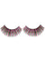 Image of Long Black and Pink Tinsel False Eyelashes - Main Image