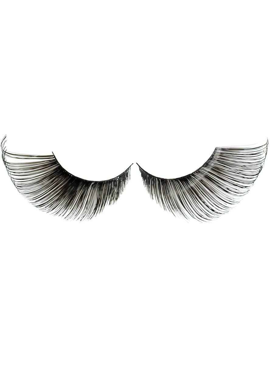 Image of Extra Long Black Flutter Wing False Eyelashes - Main Image