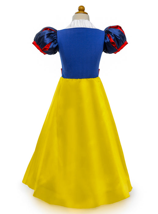 Fairytale Princess Girls Snow White Costume - Back Image