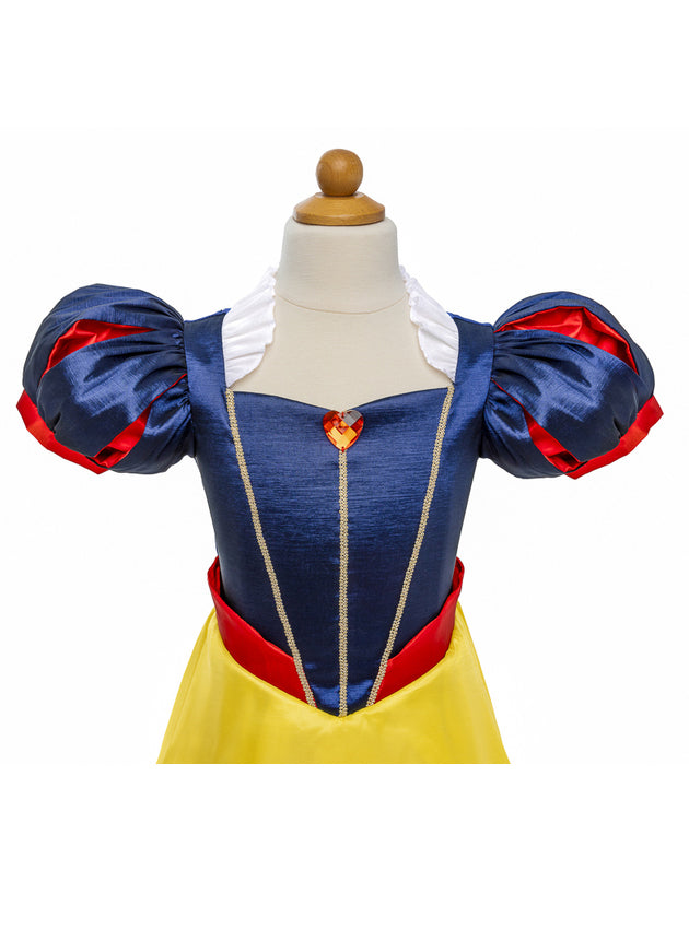 Fairytale Princess Girls Snow White Costume - Close Image