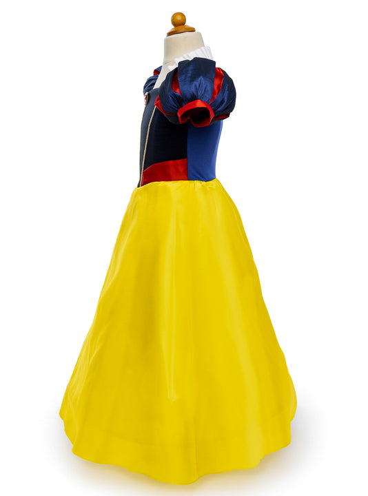 Fairytale Princess Girls Snow White Costume - Side Image
