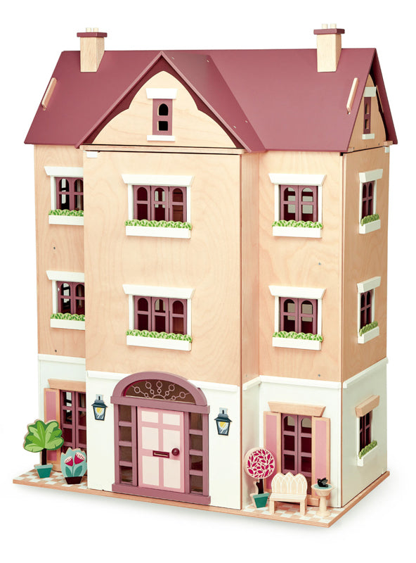 Fantail Hall Childrens Wooden Doll House Set - Main Image