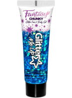 Fantasy Iridescent Chunky Mermaizing Blue Face and Body Glitter Gel - Main Image