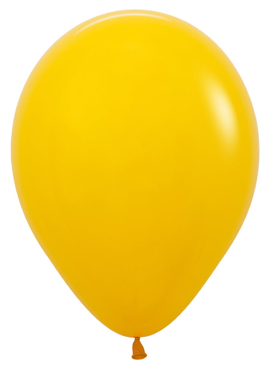 Fashion Honey Yellow 30cm Single Latex Balloon - Main Image