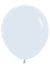 Image of Fashion White 6 Pack 45cm Latex Balloons 
