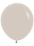 Image of Fashion White Sand 6 Pack 45cm Latex Balloons