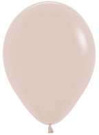 Image of Fashion White Sand Small 12cm Air Fill Latex Balloon