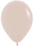 Image of Fashion White Sand Small 12cm Air Fill Latex Balloon