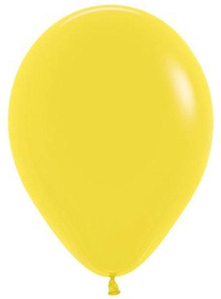 Fashion Yellow 30cm Single Latex Balloon - Main Image