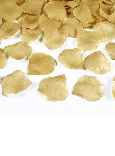 Faux Gold Rose Petals 100 Piece Bag - Main Image