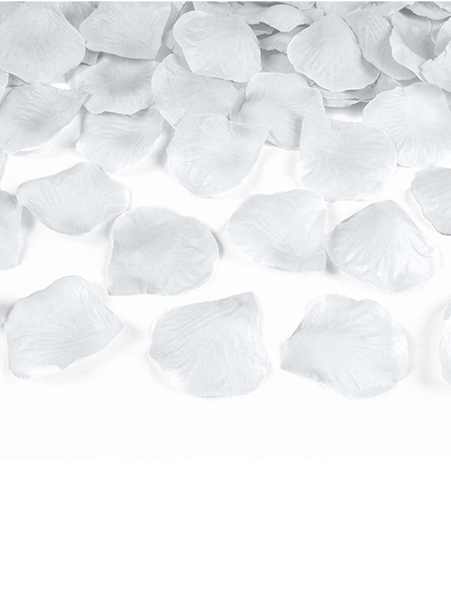 Faux Silver Rose Petals 100 Piece Bag - Main Image