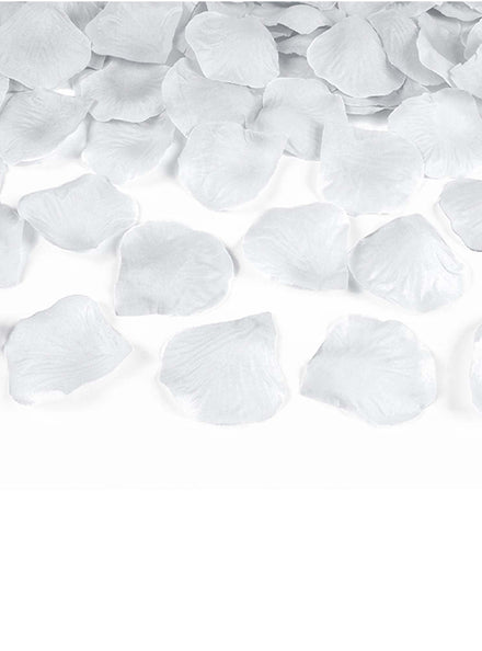 Faux Silver Rose Petals 100 Piece Bag - Main Image
