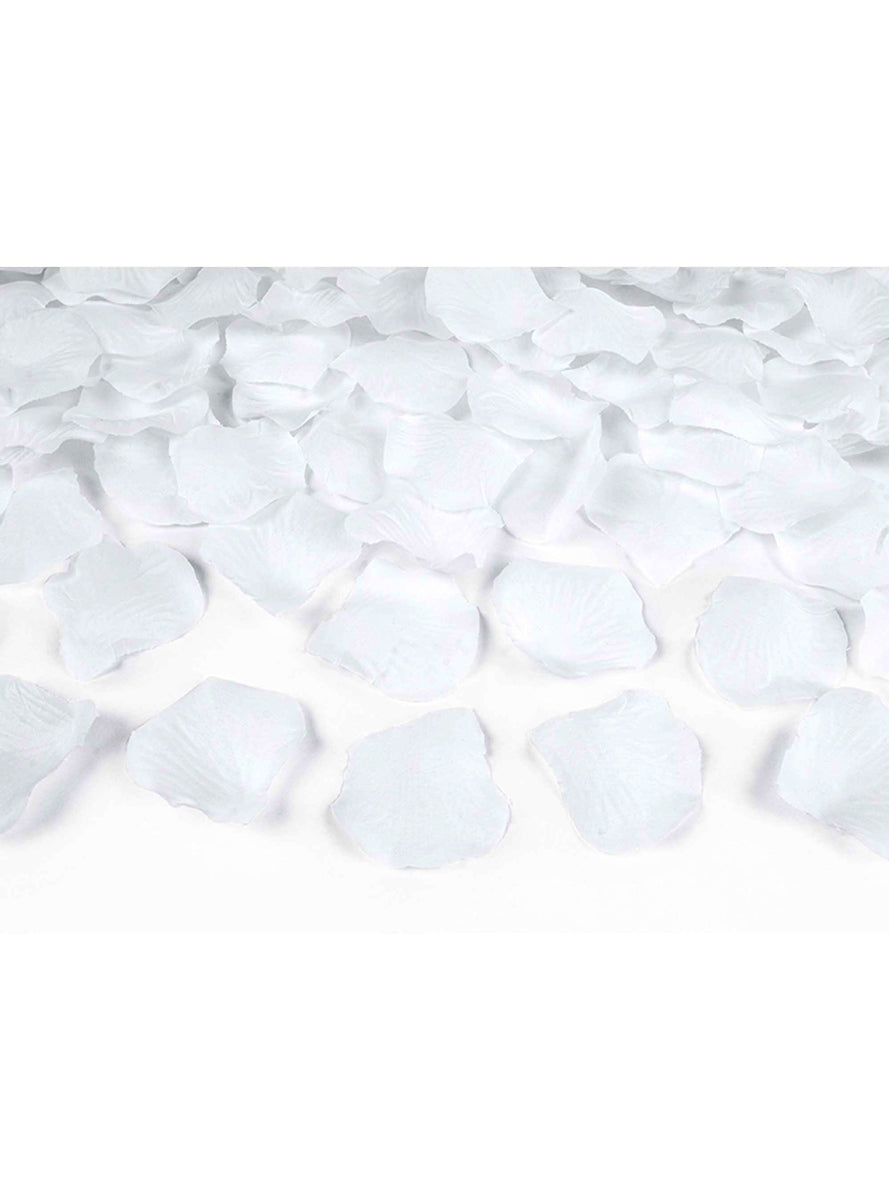 Faux White Rose Petals 100 Piece Bag - Main Image
