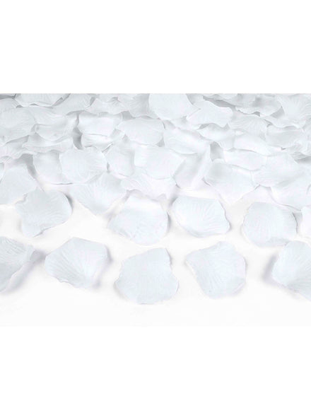 Faux White Rose Petals 100 Piece Bag - Main Image
