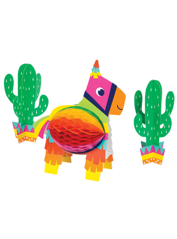 Fiesta Fun 3D Honeycomb Centrepiece Decoration – Main Image