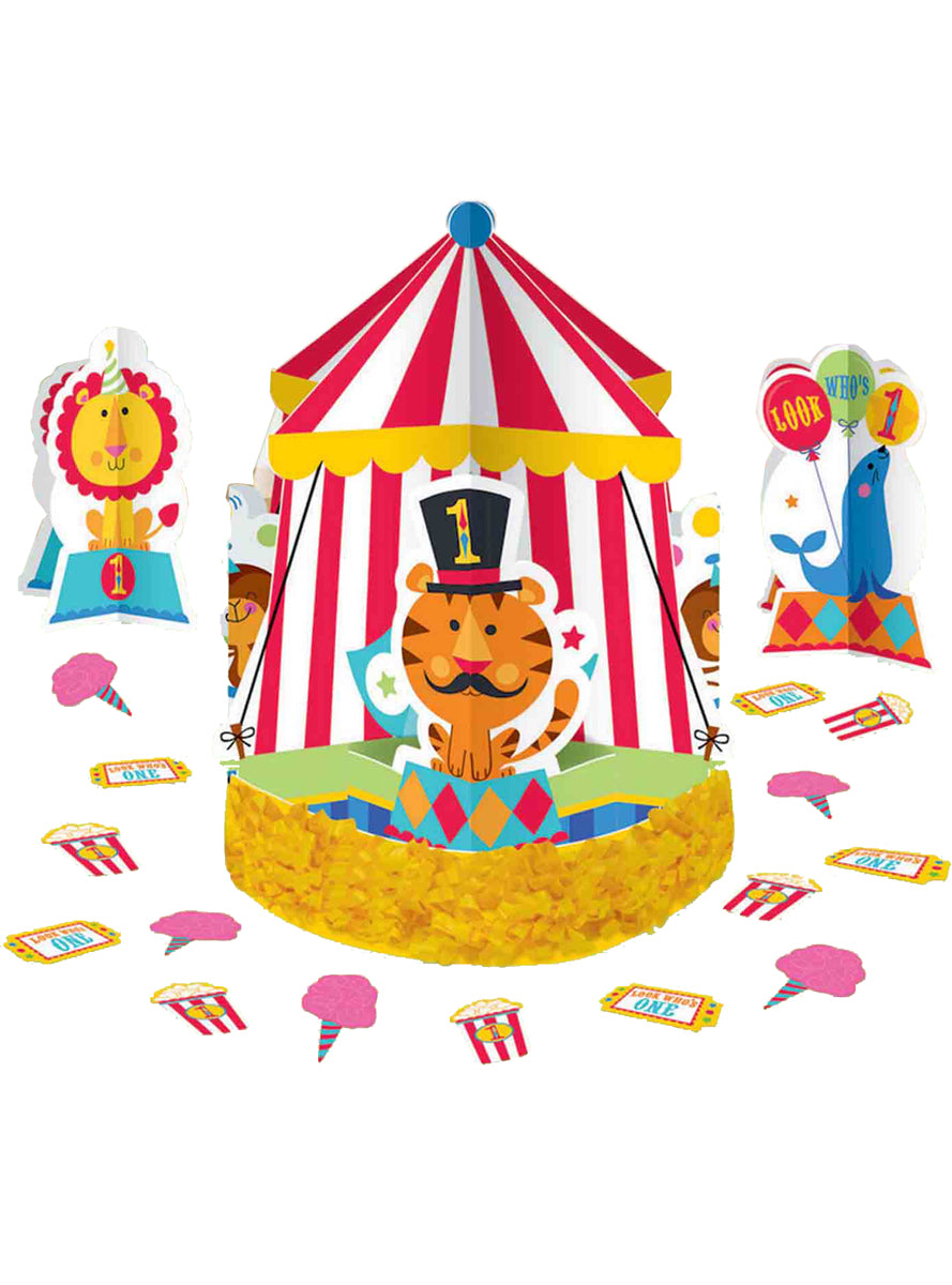 Fisher Price Circus Table Decoration Kit - Main Image