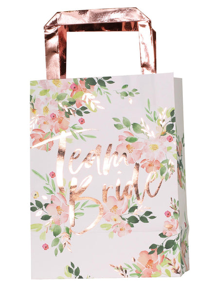 Floral Hen Party 5 Pack Team Bride Party Bags – Main Image