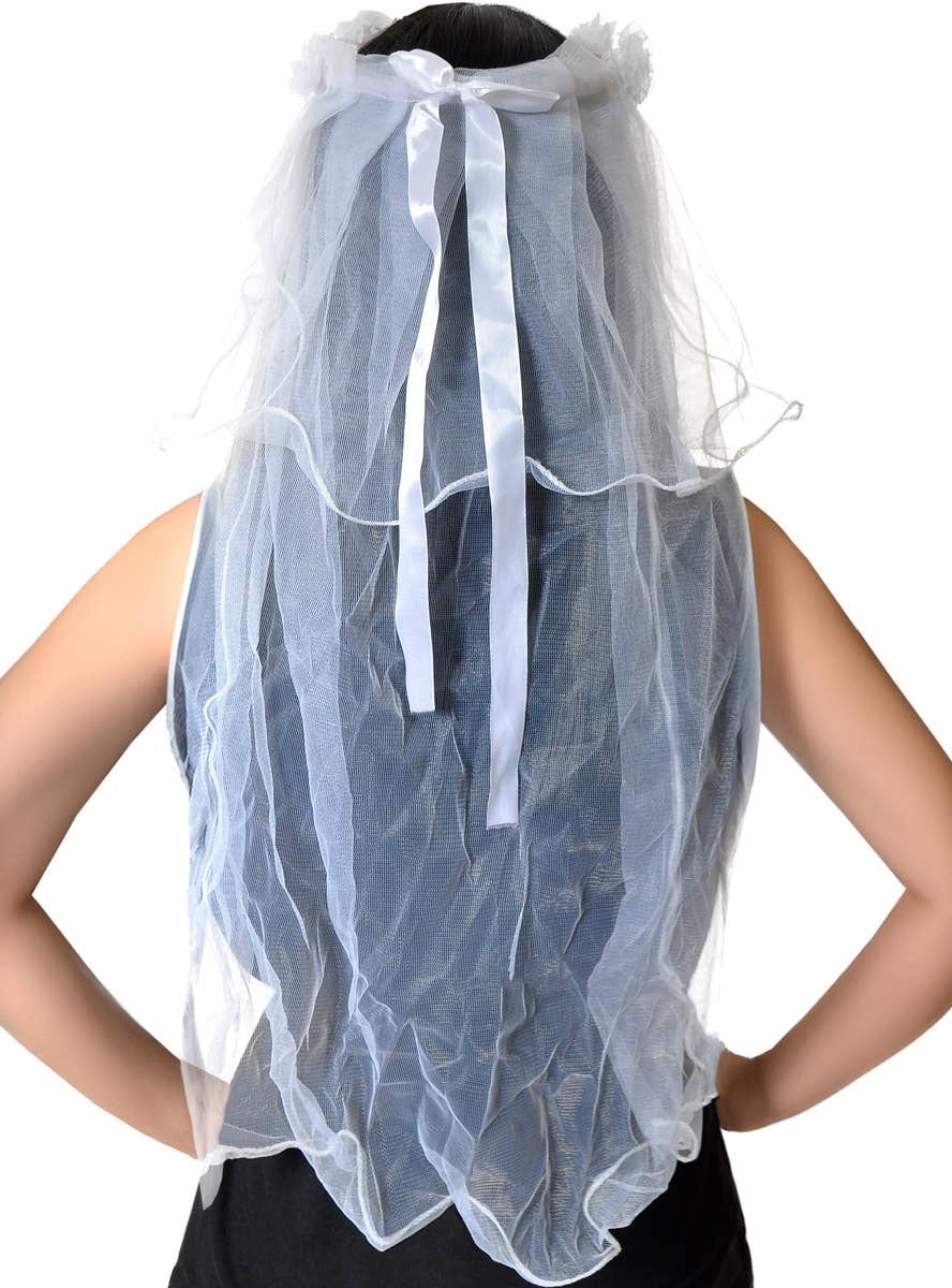 Hens Night Long White Bridal Veil Headpiece — free download