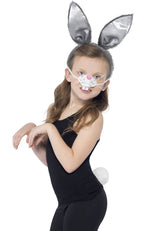 Kids Grey Easter Bunny Costume Kit Main Image