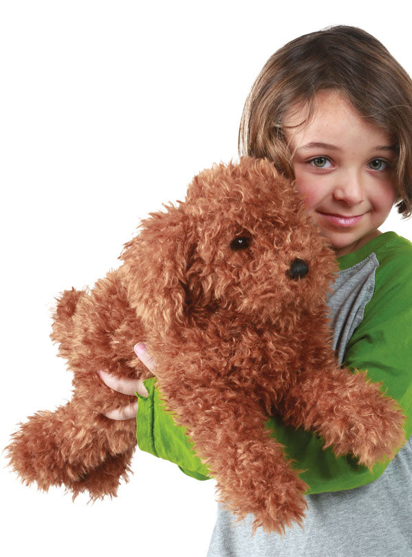 Fluffy Poodle Puppy Puppet - Alternate Image 1