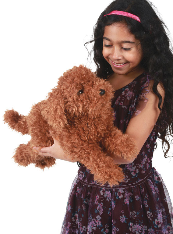 Fluffy Poodle Puppy Puppet - Alternate Image 3