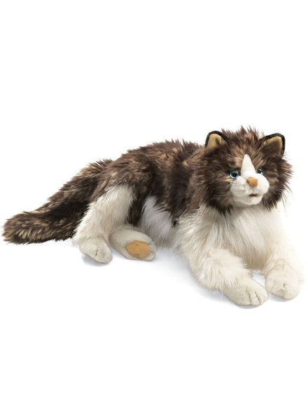 Fluffy Ragdoll Cat Large Plush Puppet