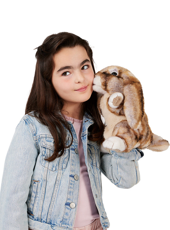 Fluffy Weighted Bunny Rabbit Pupper - Alternate Image 3