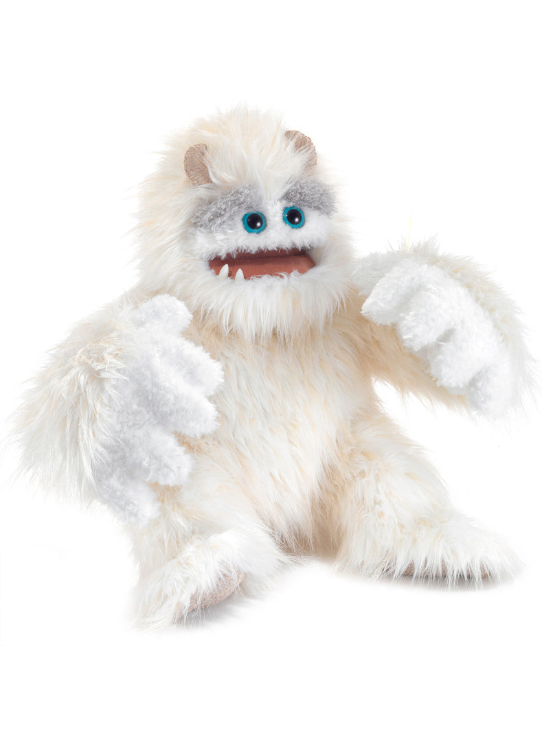 Fluffy White Yeti Hand Puppet - Alternate Image 1