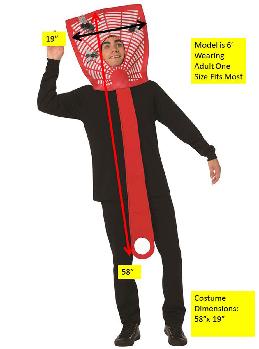 Fly Swatter Novelty Adults Costume - Details Image
