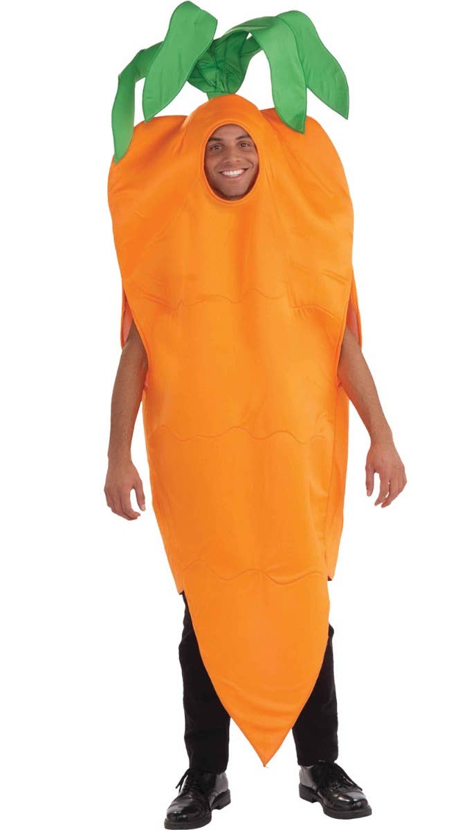 Novelty Orange Carrot Adult's Fancy Dress Costume