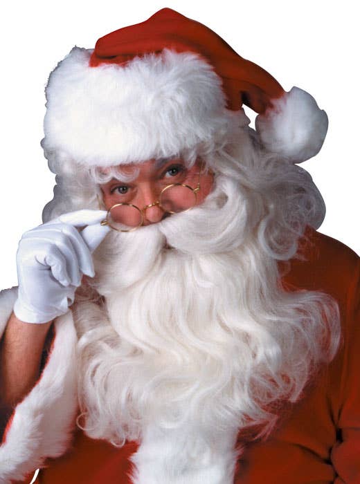 Santa Claus White Beard and Costume Wig Set