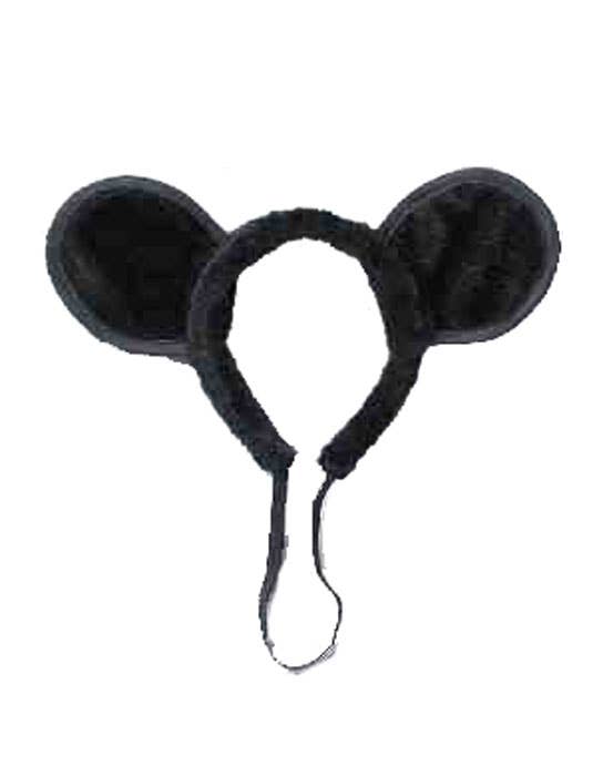 Furry Black Mickey Mouse Ears Costume Headband