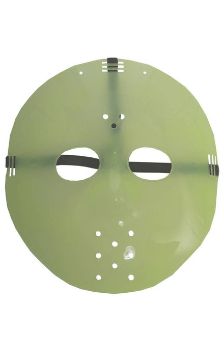 Glow in the Dark Friday the 13th Jason Horror Halloween Costume Mask Main Image 