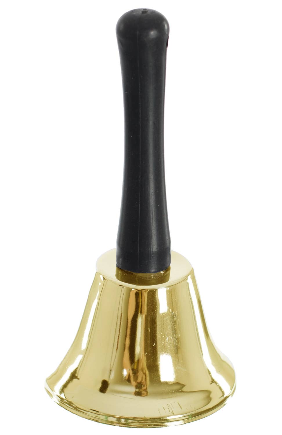 Small Gold Father Christmas Novelty Bell