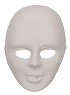 Plain White DIY Costume Mask