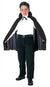 Black Satin Kid's Halloween Costume Cape