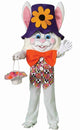 Giant White Easter Bunny Mascot Costume for Adult - View 1