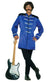 Men's Seargeant Peppers Lonely Hearts Club Band 1960s Blue Beatles Fancy Dress Costume Main Image
