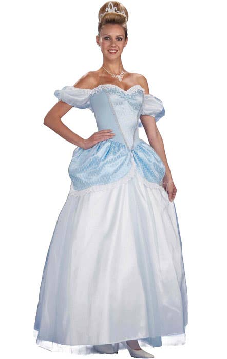 Womens Storybook Cinderella Disney Princess Costume for Adults - Main Image