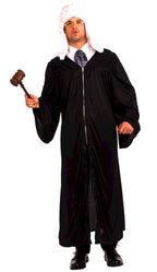 Black Judge Robe Adult's Fancy Dress Costume