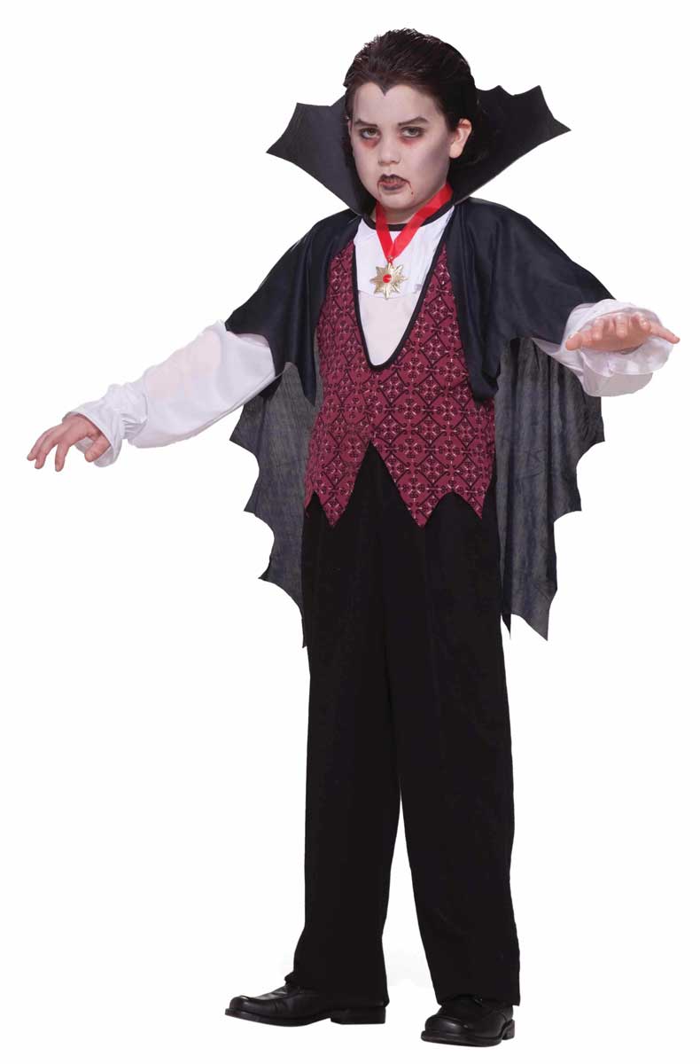 Boys Dracula Transylvanian Vampire Halloween Costume Main Image