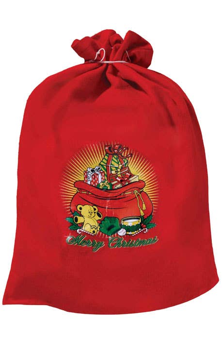 thumbnail image 2 of Personalized Christmas Tree Cute Pink Rabbit Santa Sack Gift Bag With Name Christmas Party Favors For Kids Family Friends 2 of 11