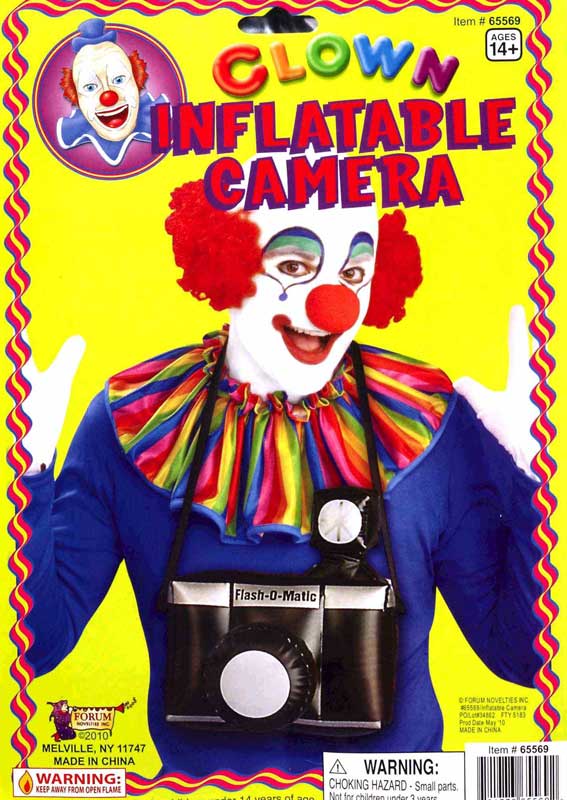 Inflatable Tourist Camera Costume Accessory - Alternative Image
