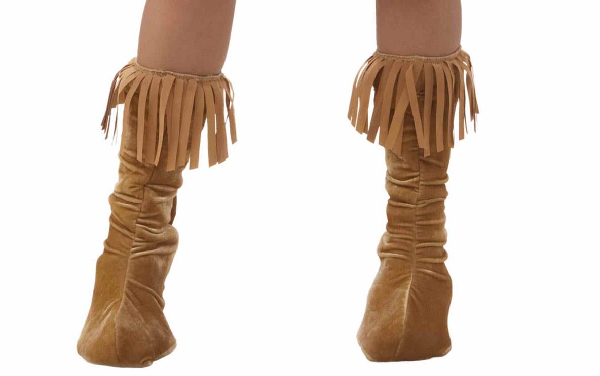 Native Indian Princess Fancy Dress Costume for Women - Boot Image