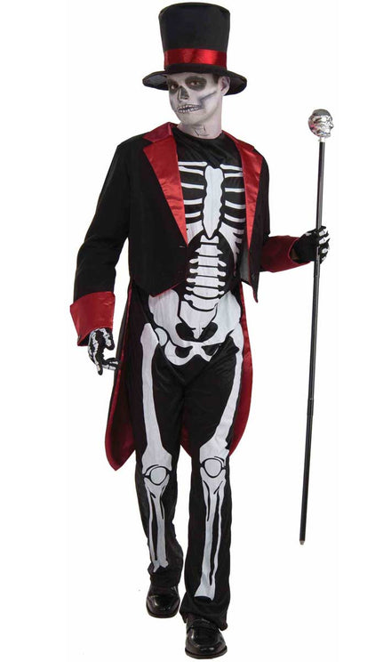 Mr Bone Jangles Costume Adult Day of the Dead Suit