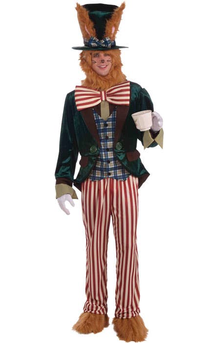 Deluxe Tea Party March Hare Men's Storybook Costume - Main Image