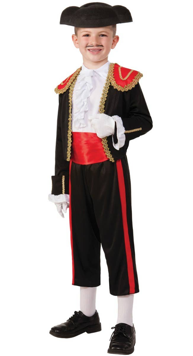 Spanish Bullfighter Boys Costume Matador Kids Book Week Costume