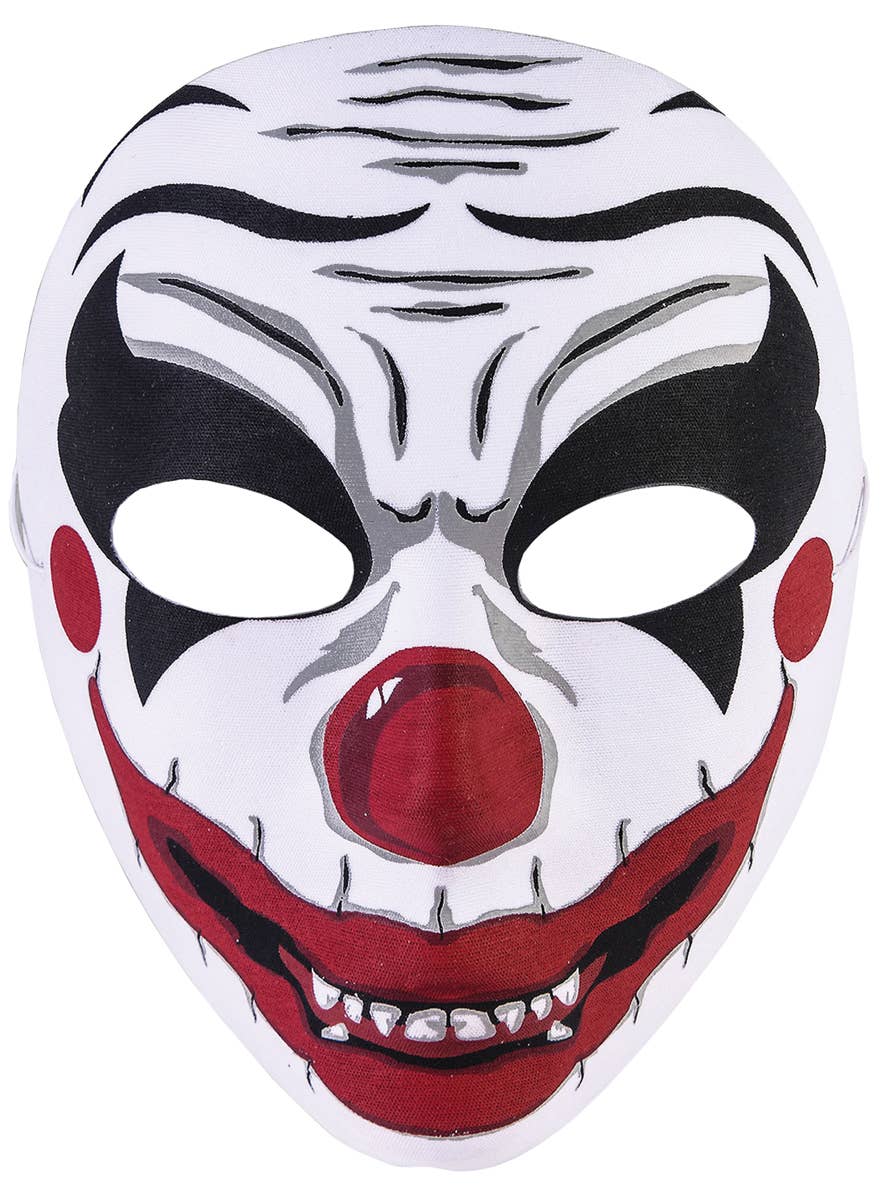 La Llareta Máscara De Payaso Terrorífico De Halloween – Látex Duradero Con Diseño De Piel Azul Y Salpicaduras De Sangre, Para Adultos Y Adolescentes, Accesorio De Disfraz Escalofriante