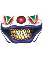 Scary Clown Face Halloween Tattoo